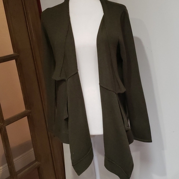 Noir Olive Open Cardigan NWOT - Picture 1 of 9
